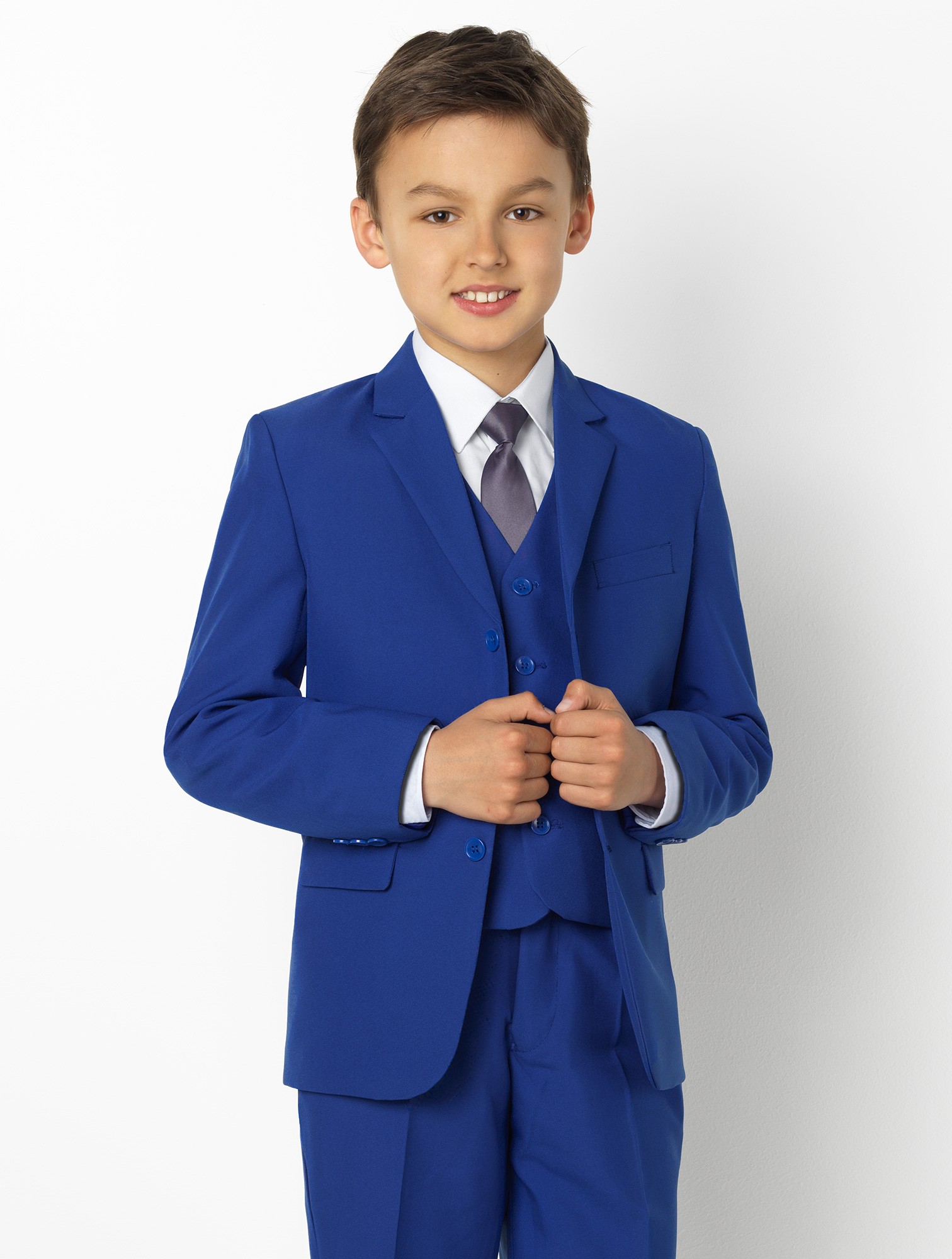 Chlapecký oblek ALex pětidílný modrý