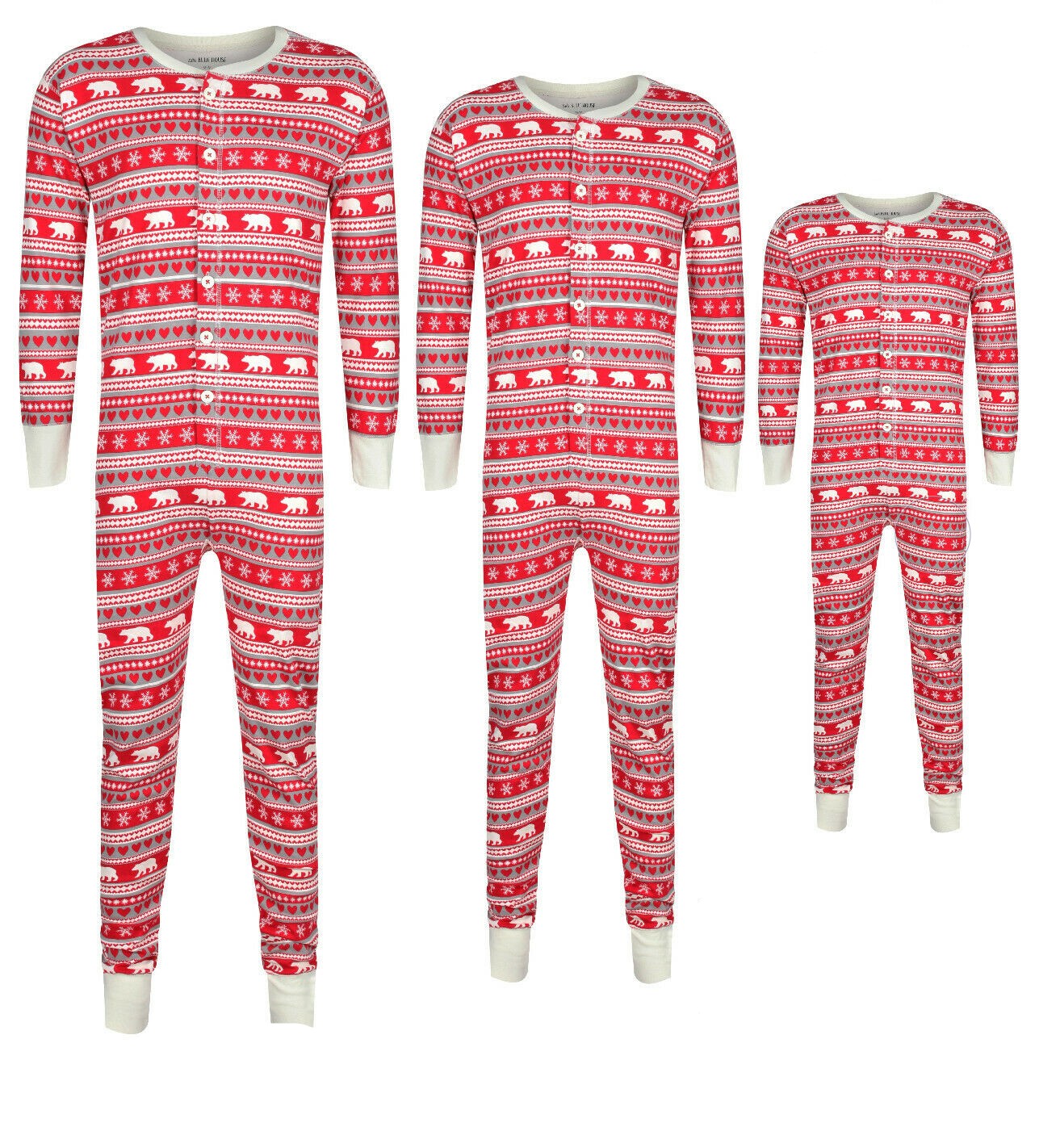 Vánoční overal pyžamo - design pro celou rodinu - dospělácká verze unisex