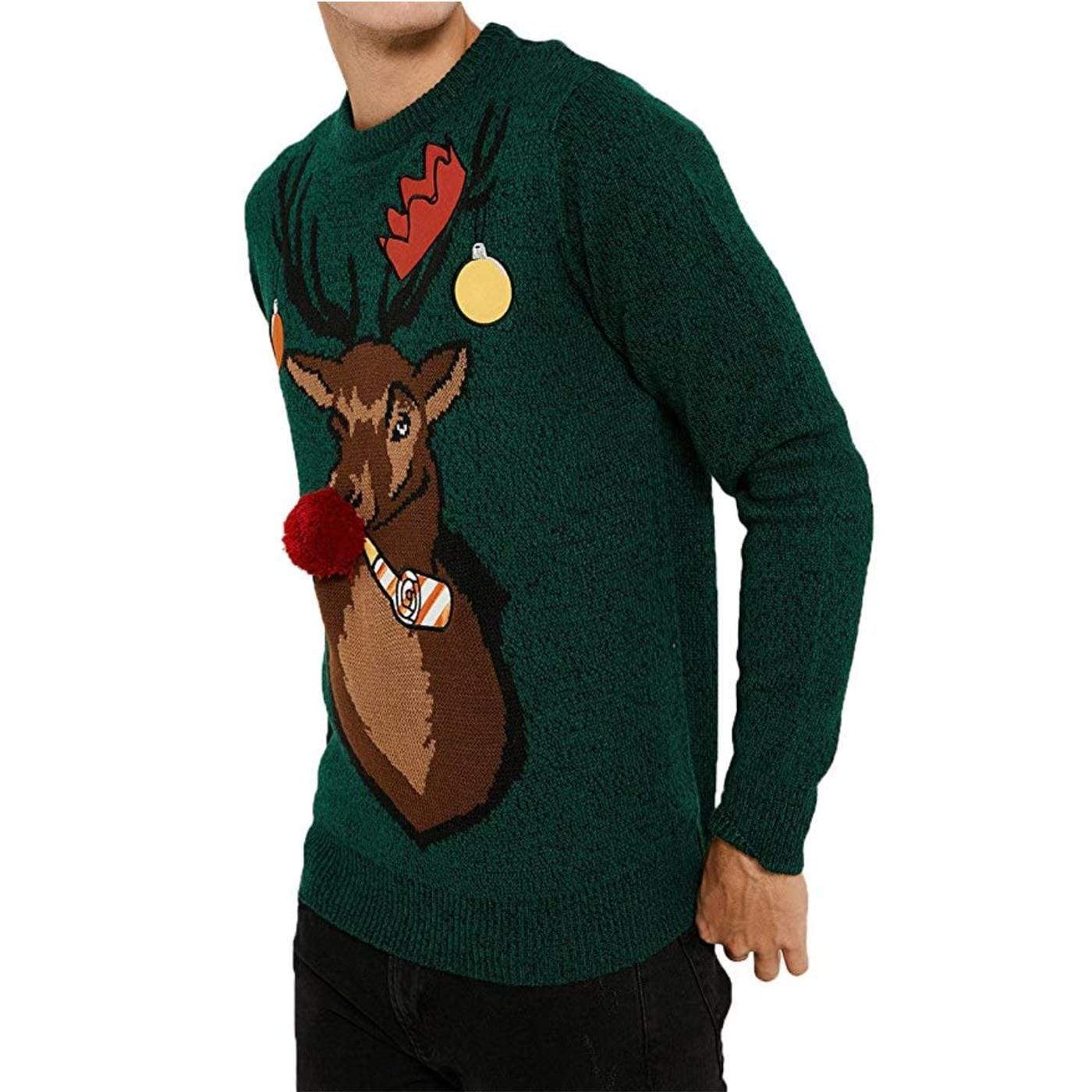 Jelen vánoční pánský svetr