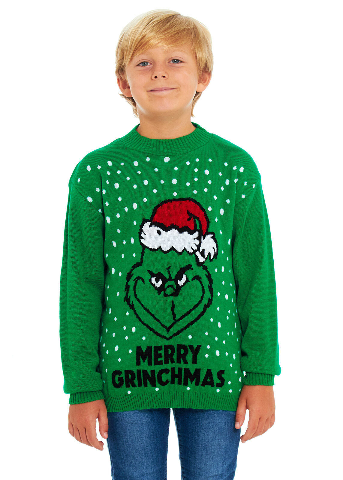 Dětský vánoční svetr Grinch