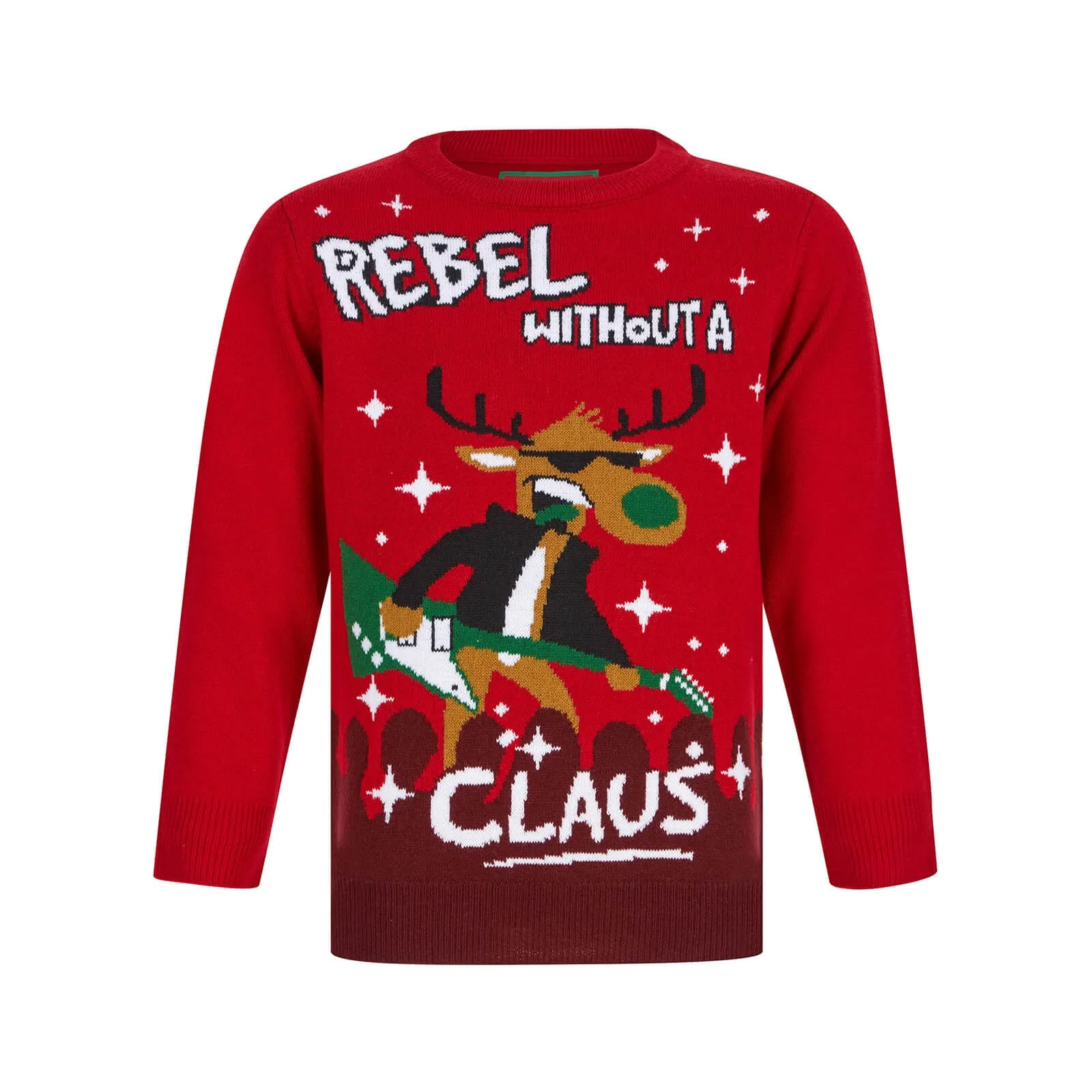 Vánoční Rebel dětský svetr červený