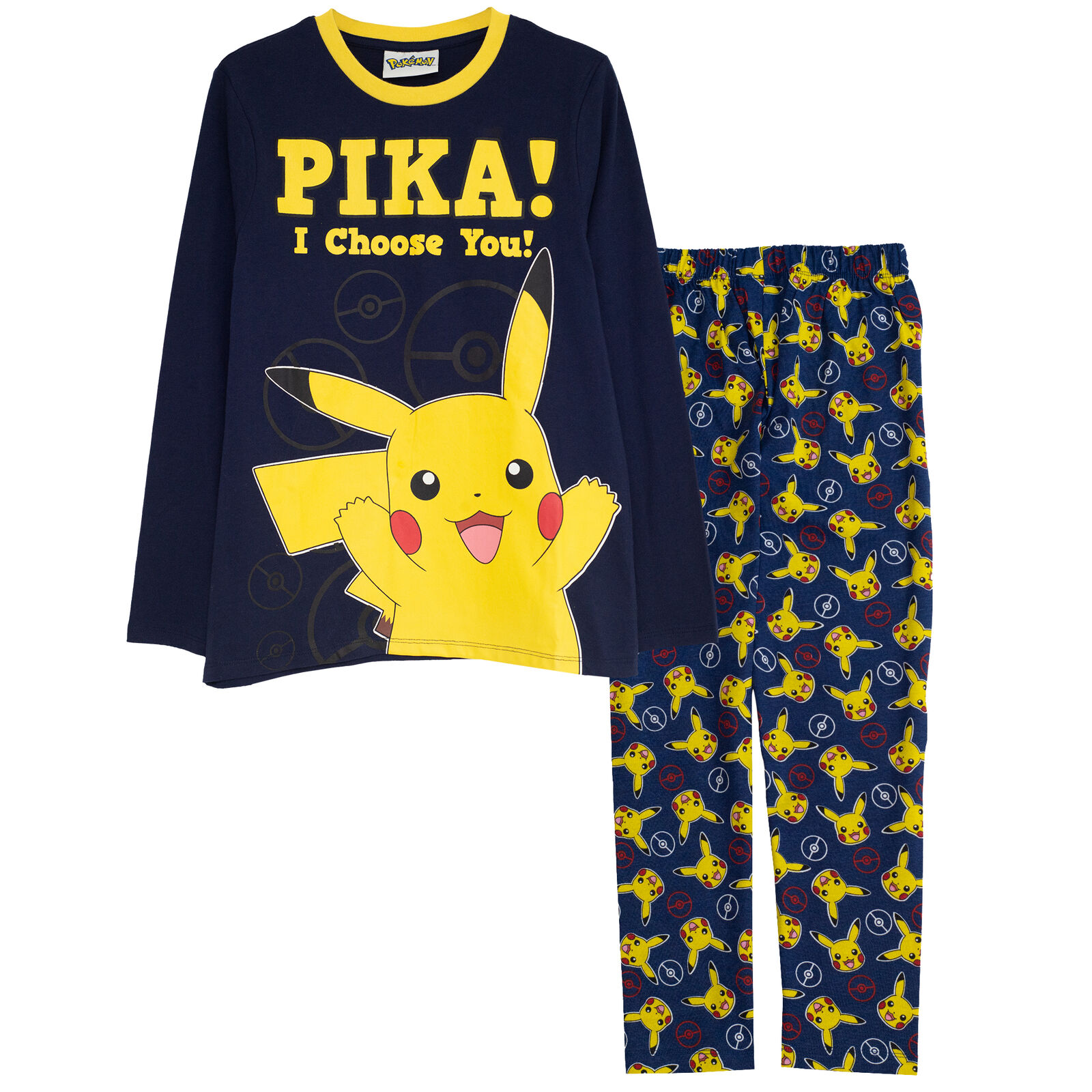 Pikachu Pokemon pyžamo 
