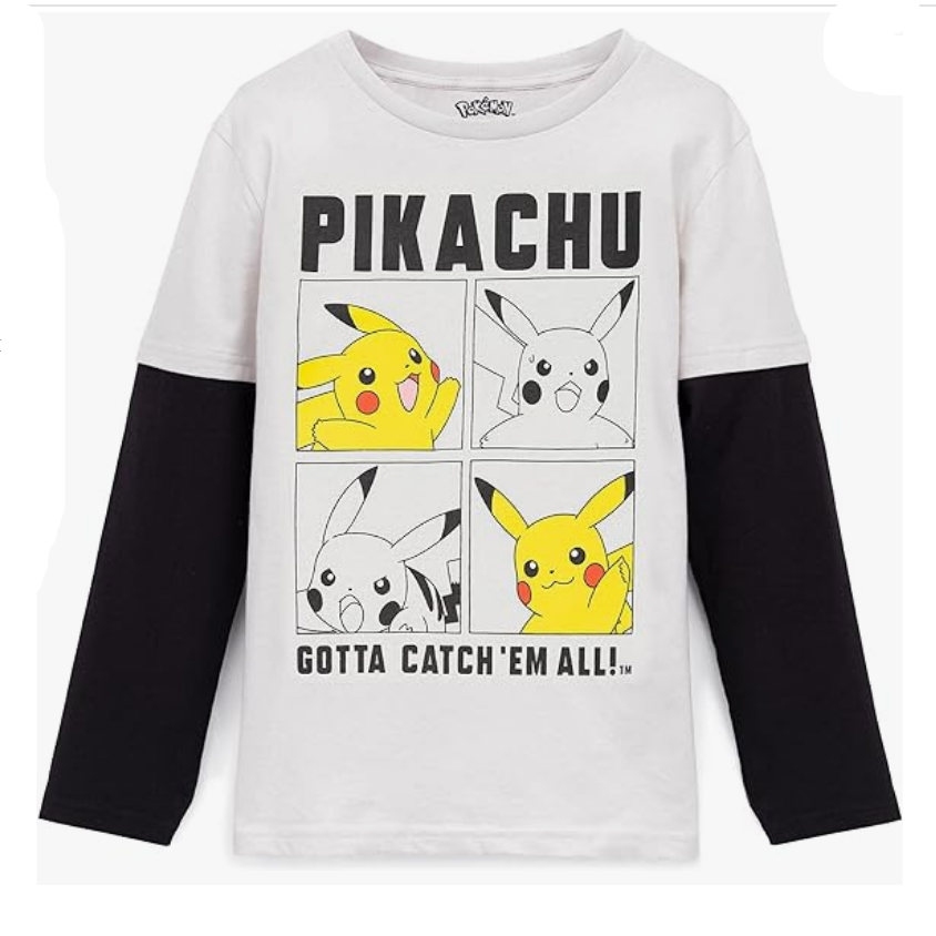 Tričko Pikachu s dlouhým rukávem