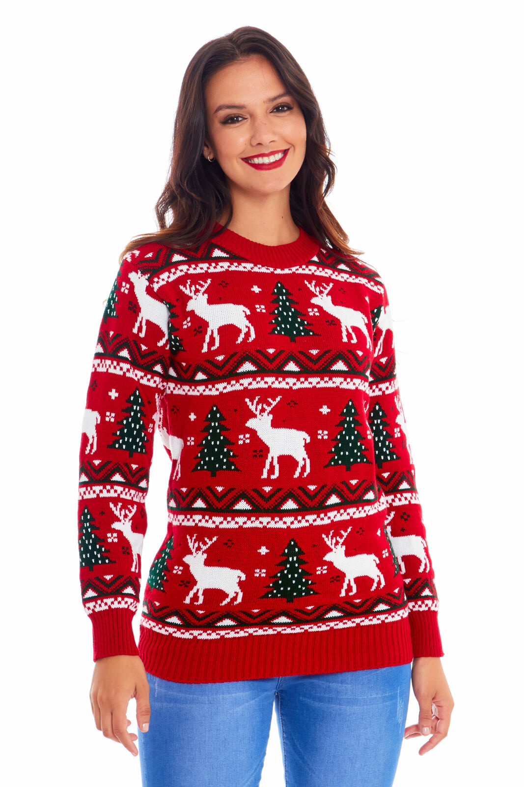 Vánoční svetr - design pro celou rodinu