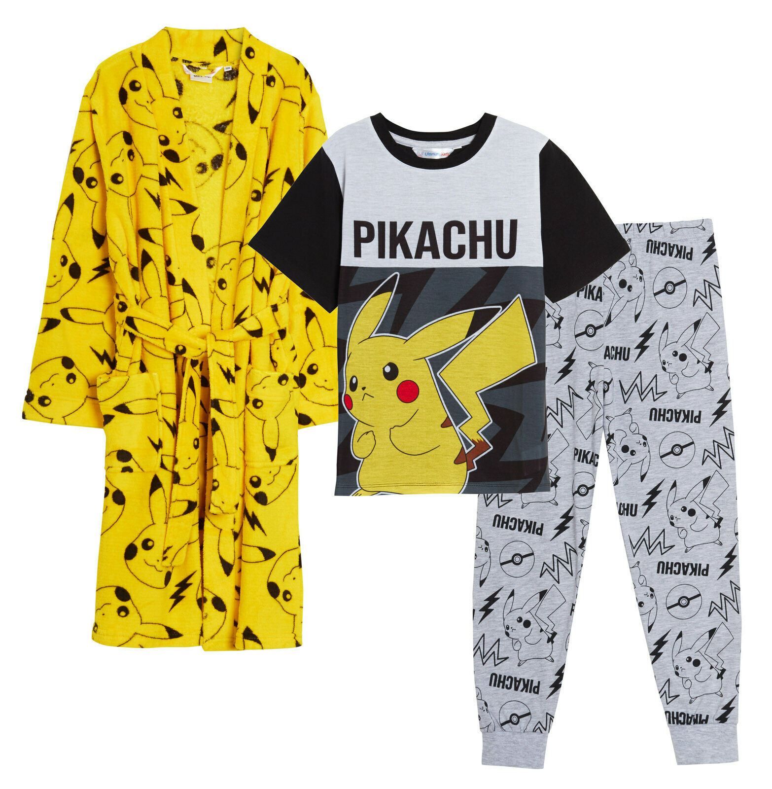 Pikachu set župan a pyžamo