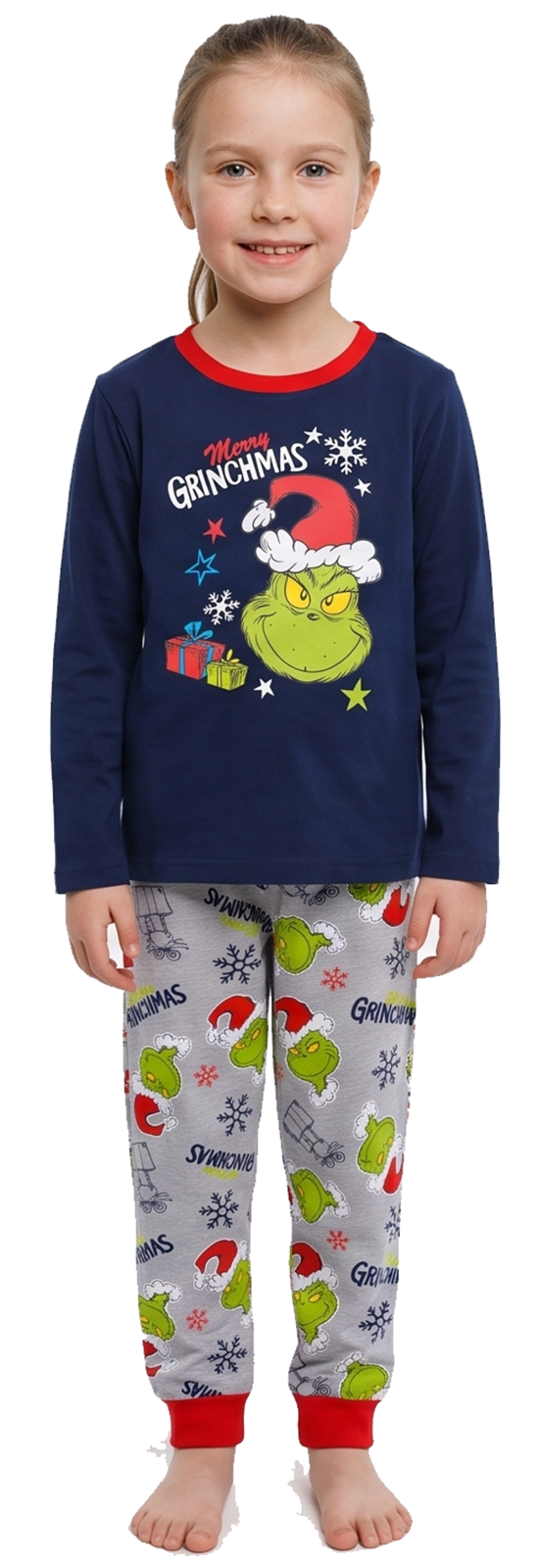 Vánoční rodinné pyžamo  Grinch dětské